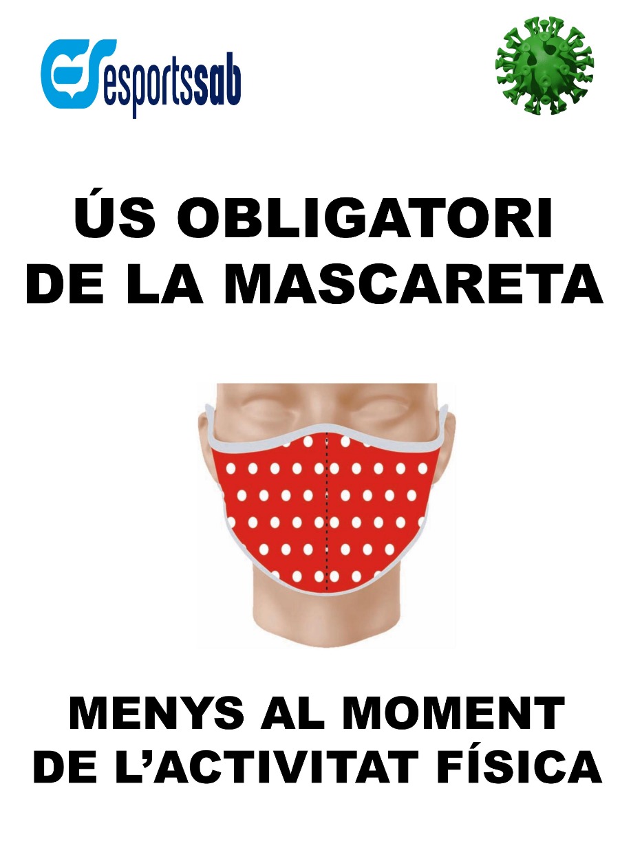 L'ús de la mascareta és obligatori a les IEM